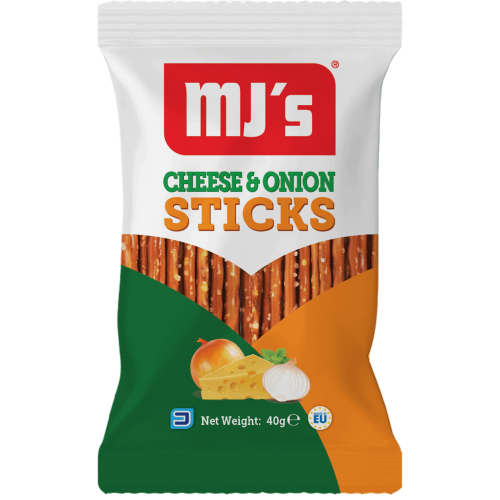 Cheese and onion sticks 40g