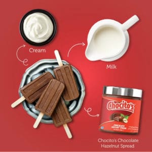 وصفة آيس كريم شوكيتو بالبندق والشوكولاتة