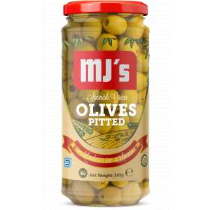 Green olives pitted 345g