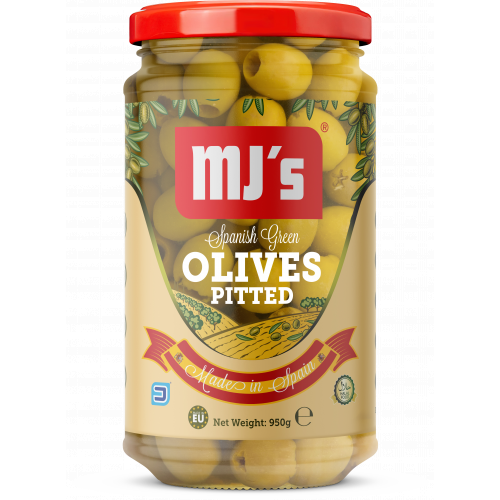 Green olives pitted 950g