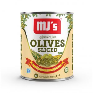 Green olives sliced 3000g