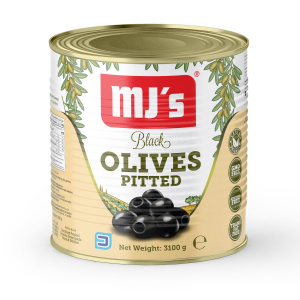 Mj's Black Olives Pitted 3100g