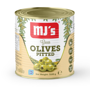 Mj's Green Olives Pitted 3100g